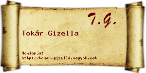Tokár Gizella névjegykártya